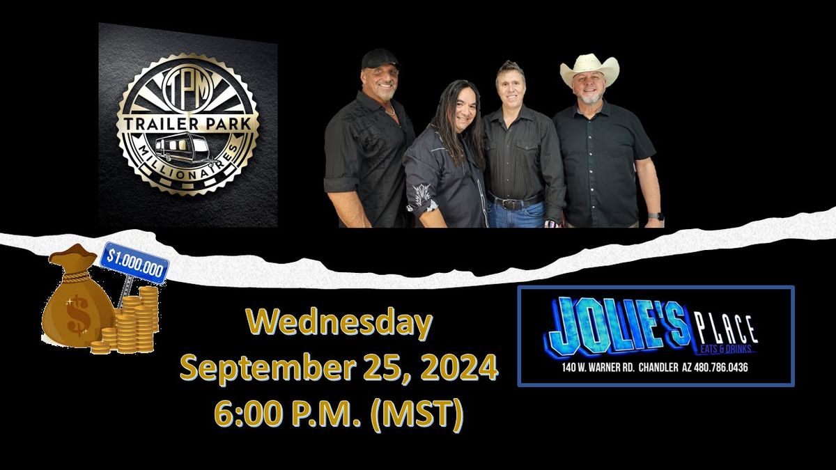 Jolie's - September 25th at 6:00 P.M. (MST)