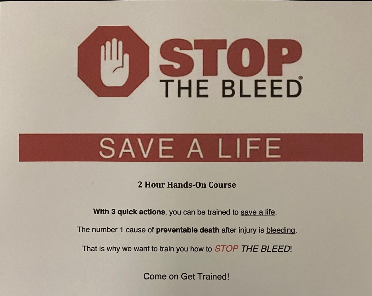 Stop the Bleed Course