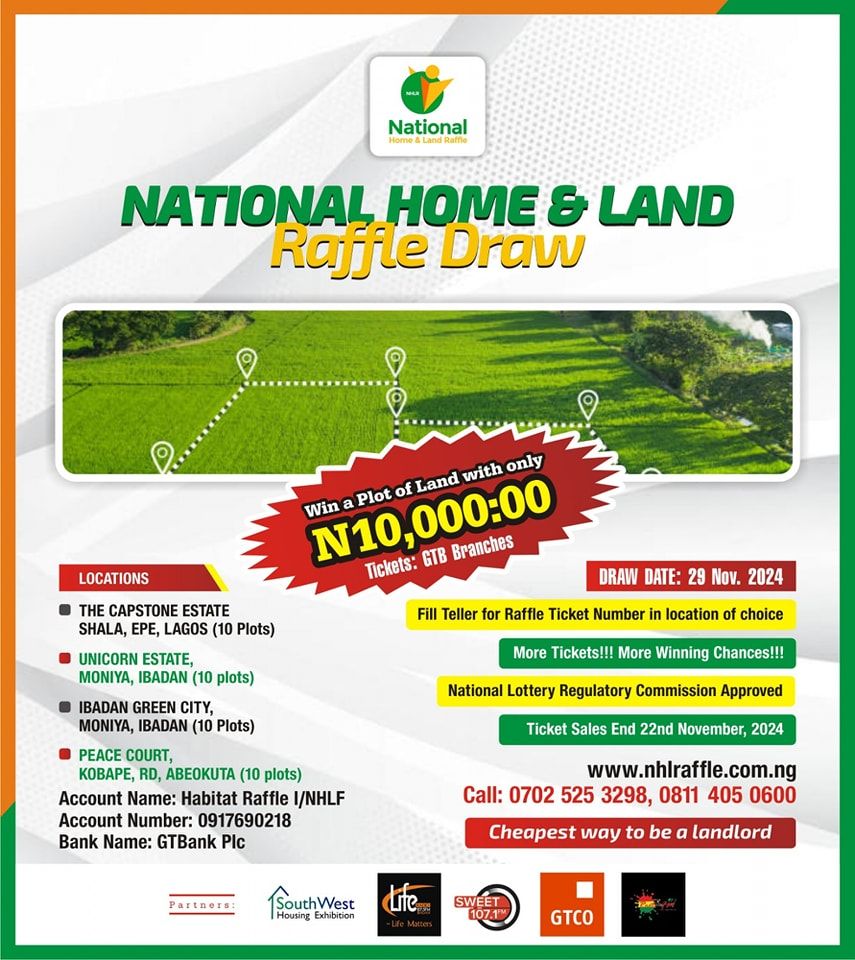 National NATIONAL HOME LAND Raffle Draw