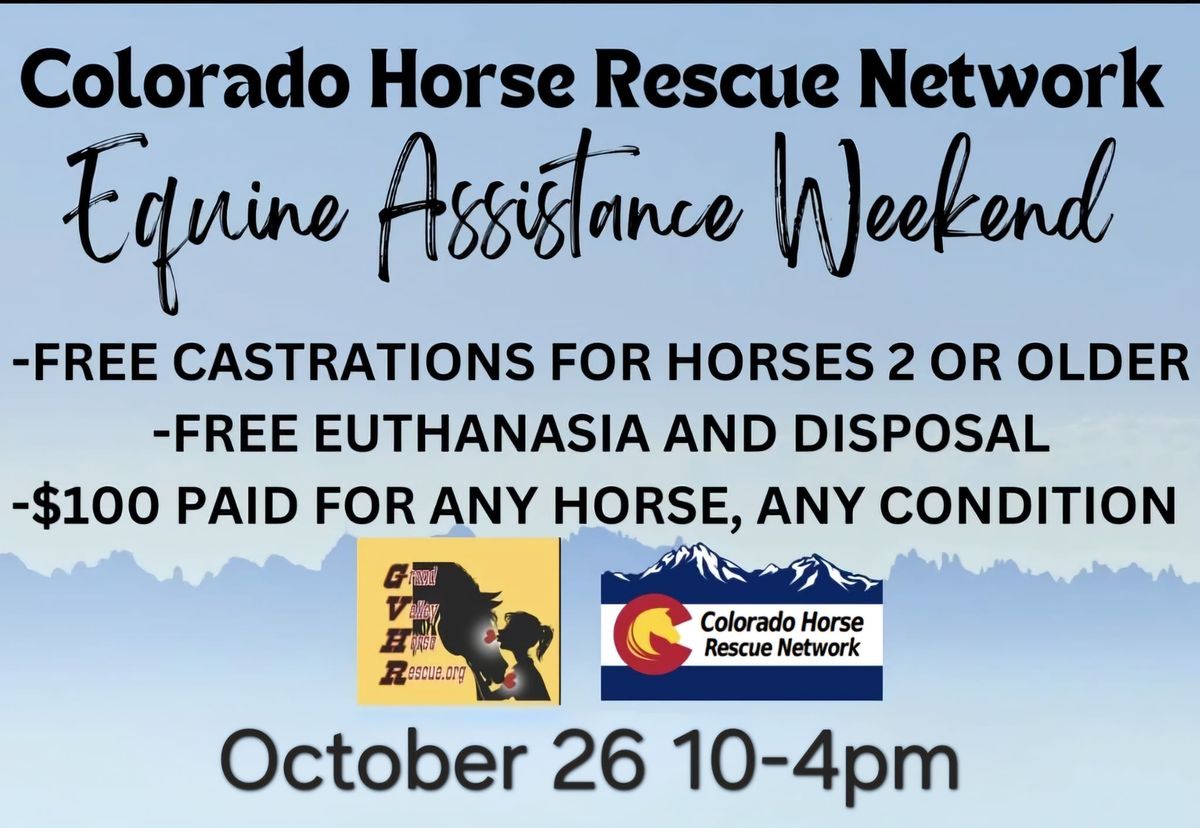 Western Slope Equine Assistance Weekend 