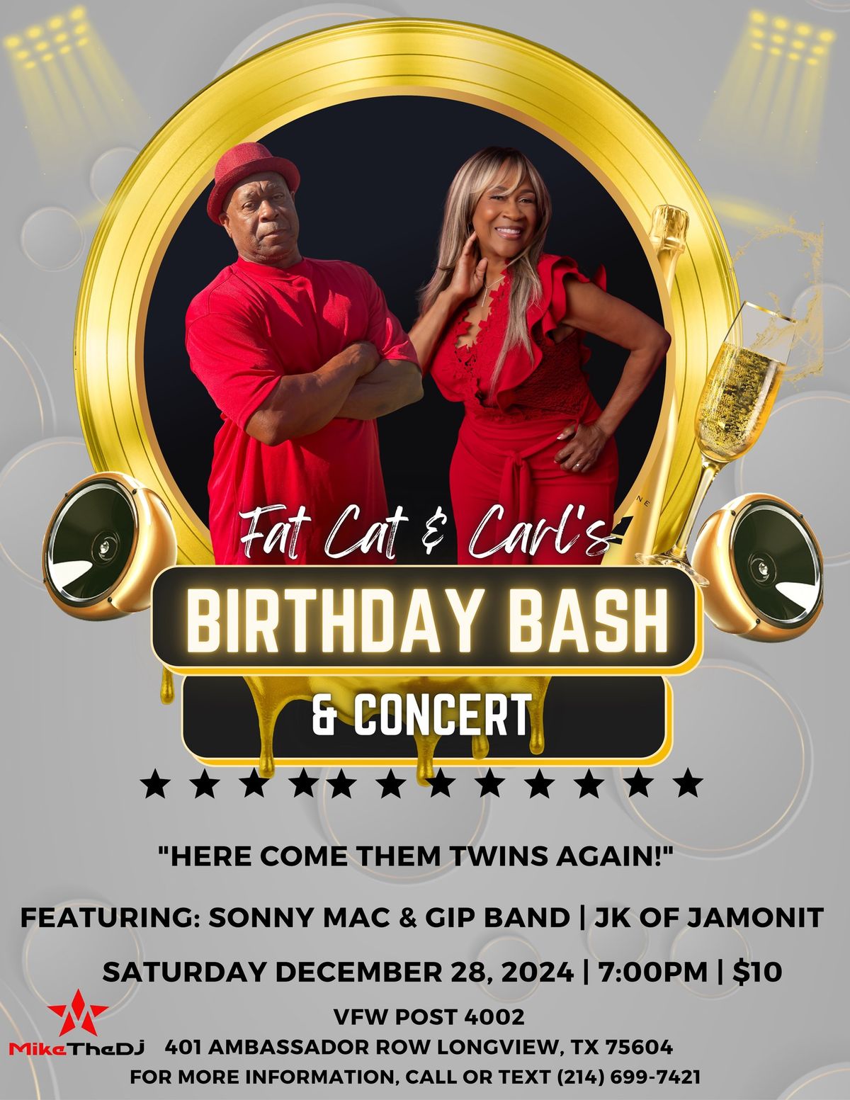 Fat Cat & Carl\u2019s Birthday Bash & Concert