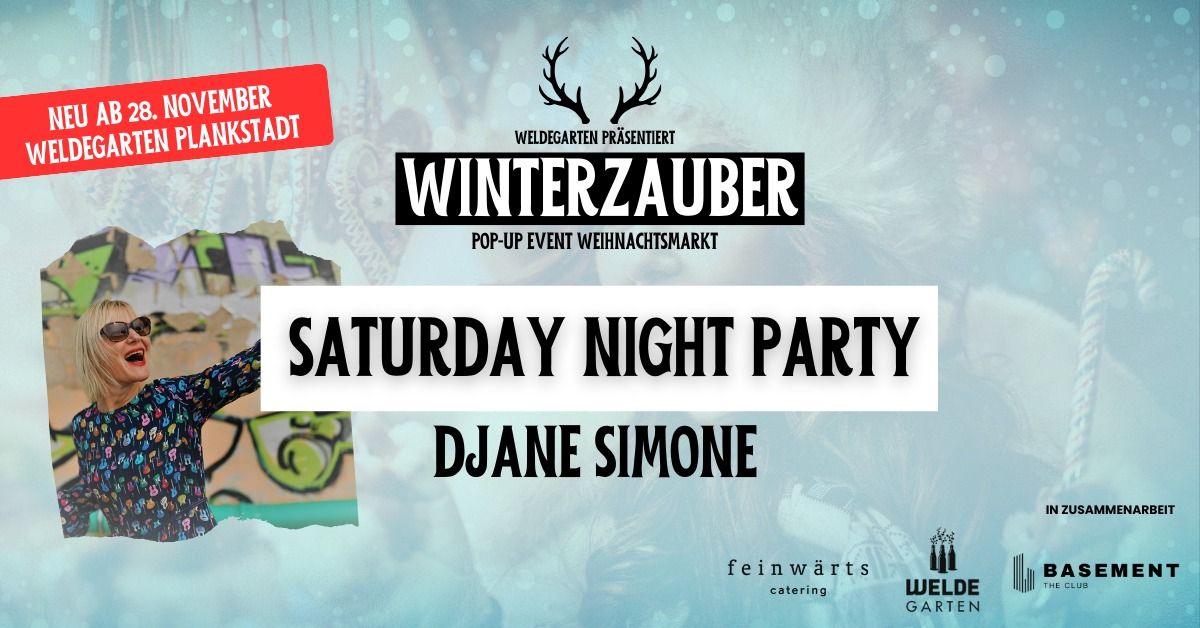 WINTERZAUBER: SATURDAY CLUB NIGHT mit DJANE SIMONE