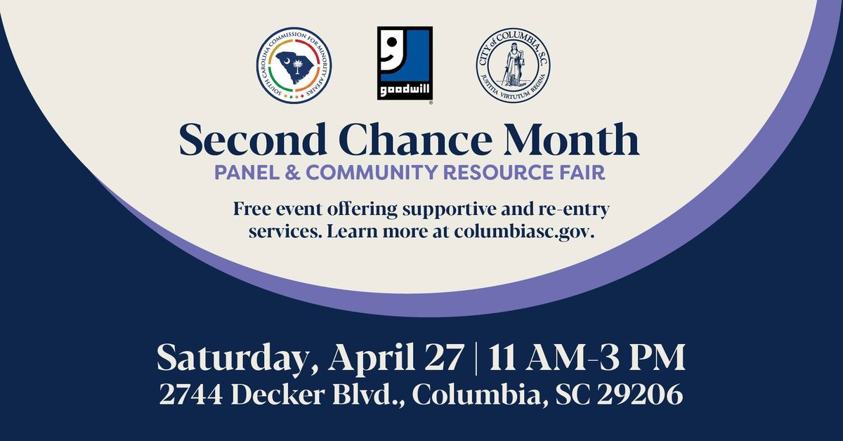 Second Chance Month Panel and Community Resource Fair 