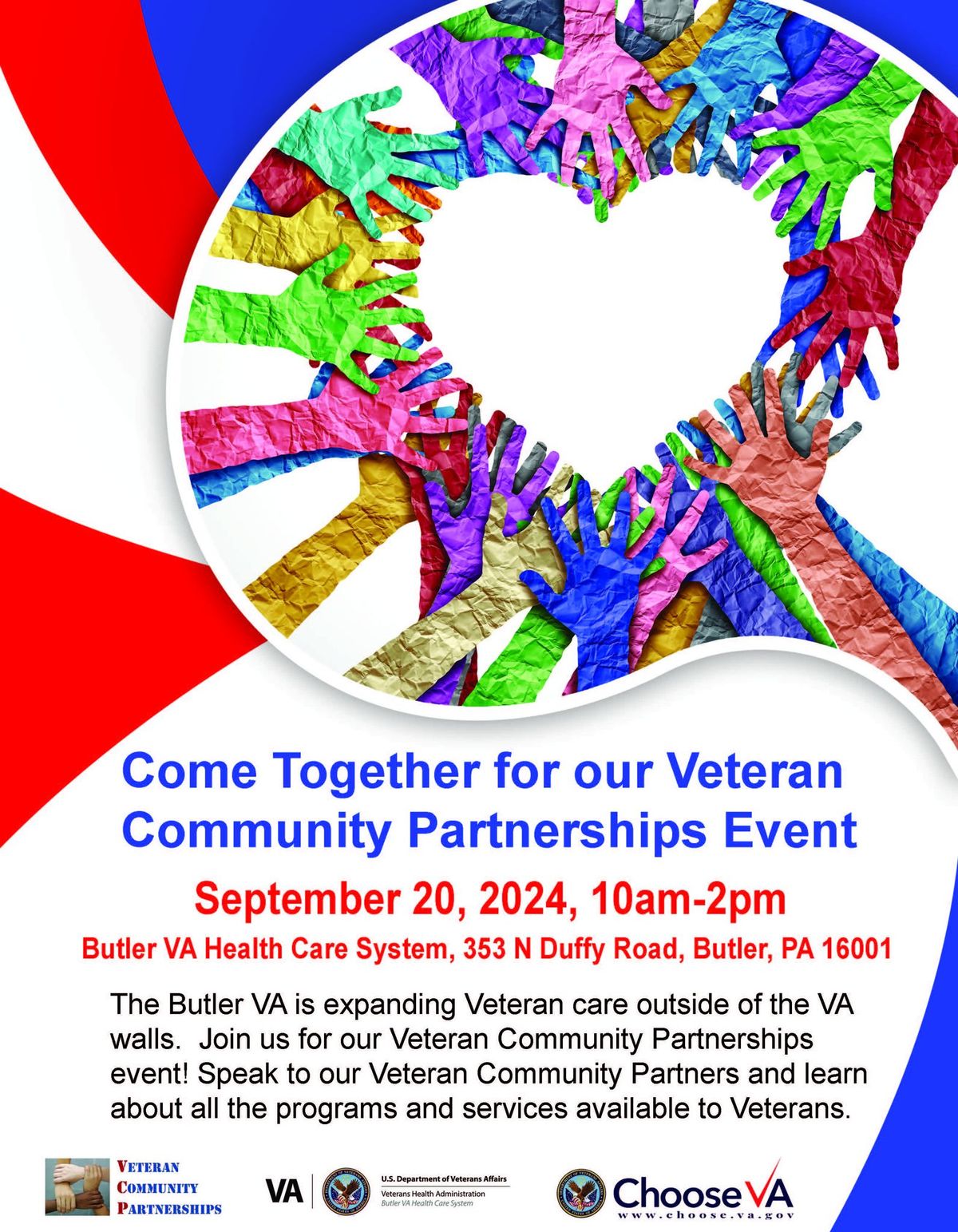 Come Together for our Veteran Community Partnerships Event