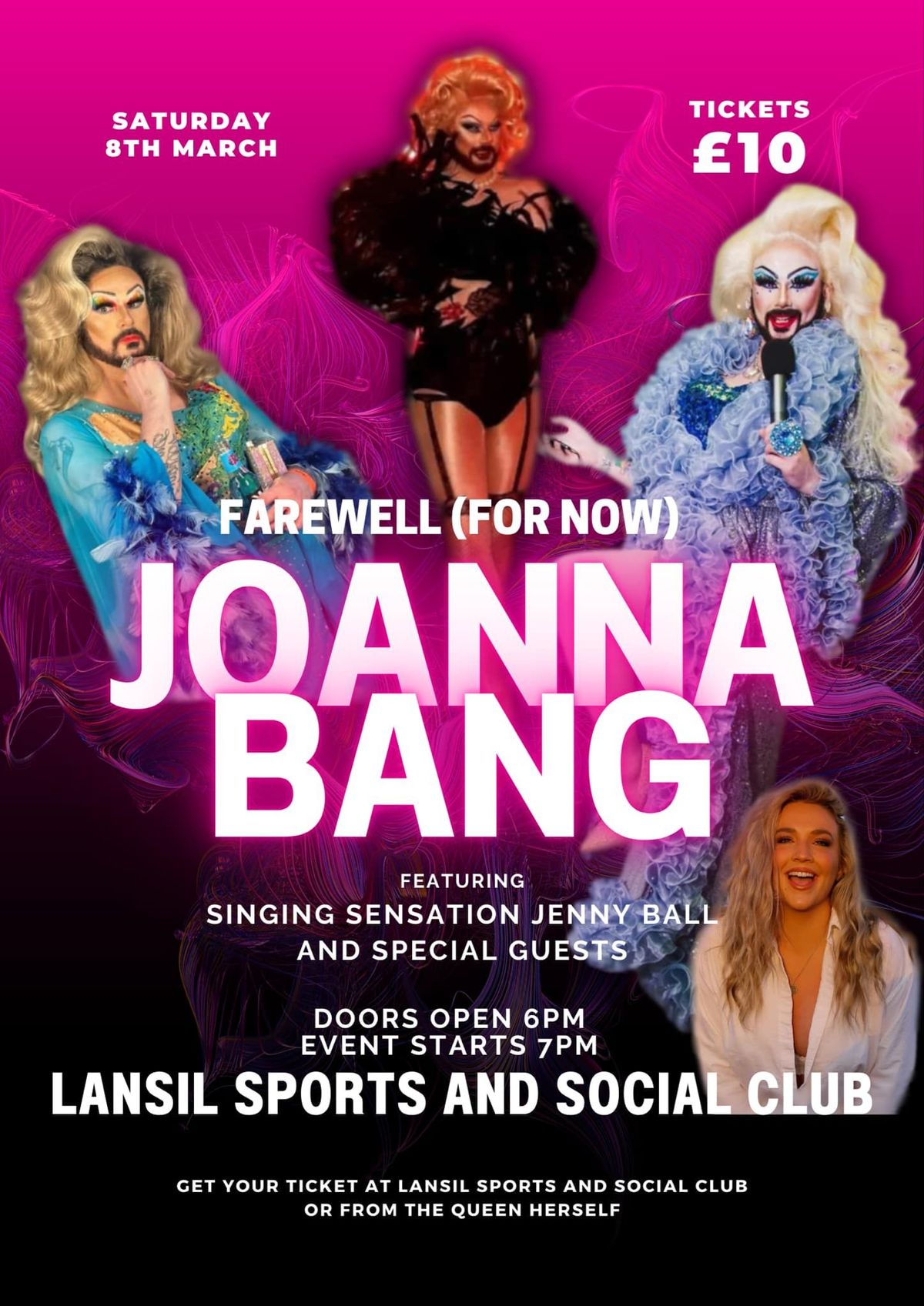 **Sold out*** Joannas Farewell (for now) Show