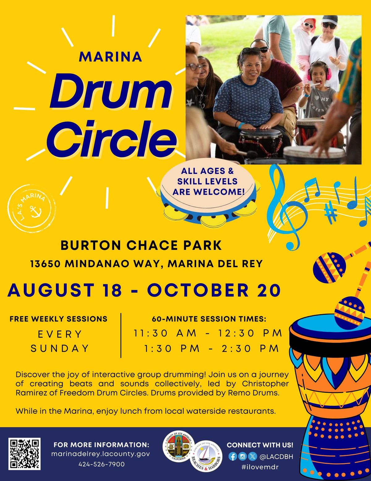 Marina Drum Circle 2024 | Session I