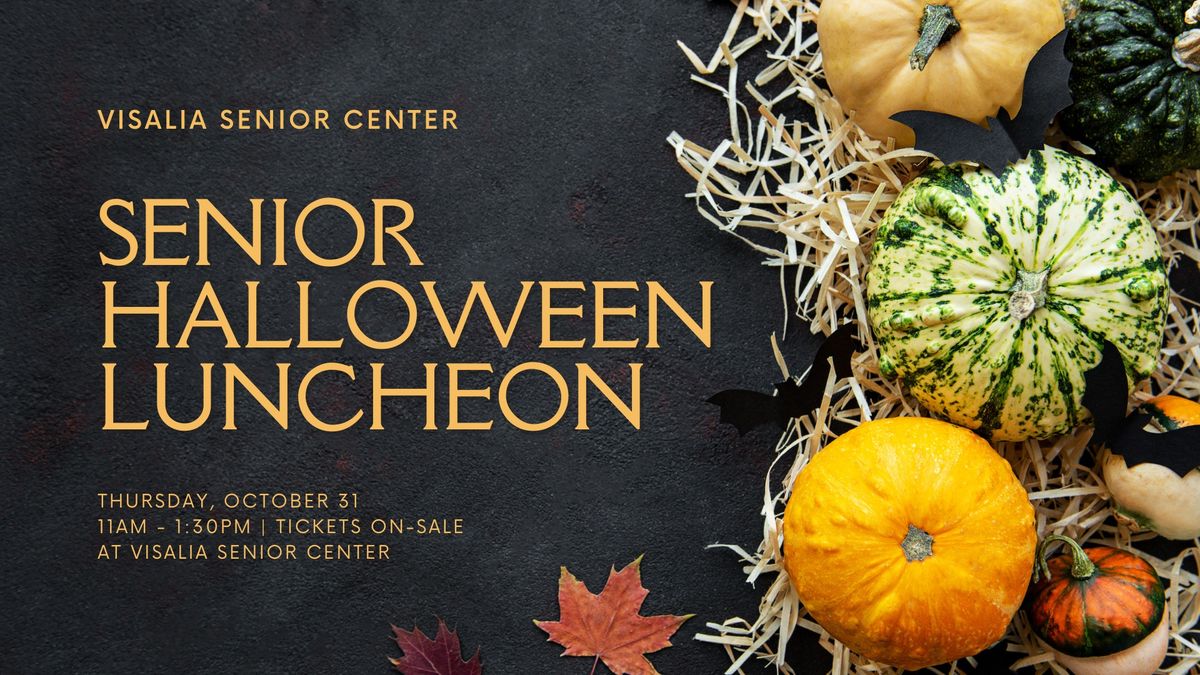 Senior Halloween Luncheon