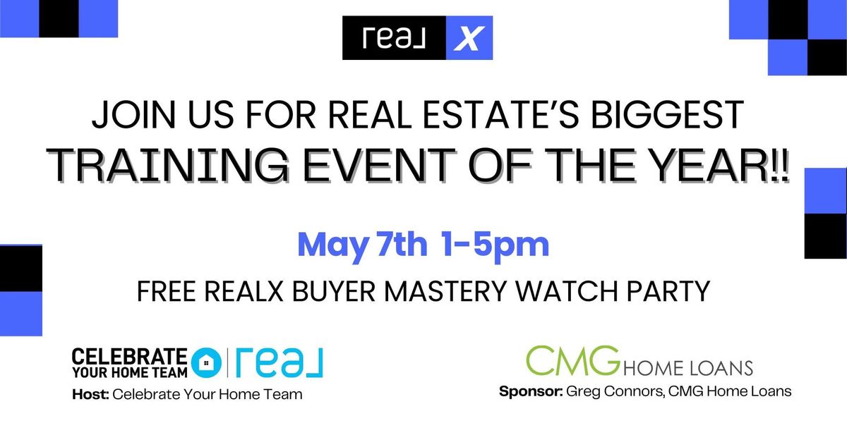 REAL ESTATE'S BIGGEST TRAINING EVENT OF THE YEAR