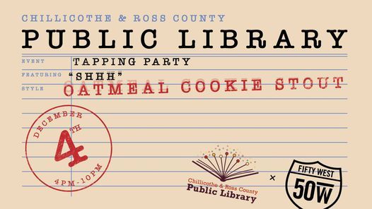 Collaboration Tapping Event with the Chillicothe Public Library!