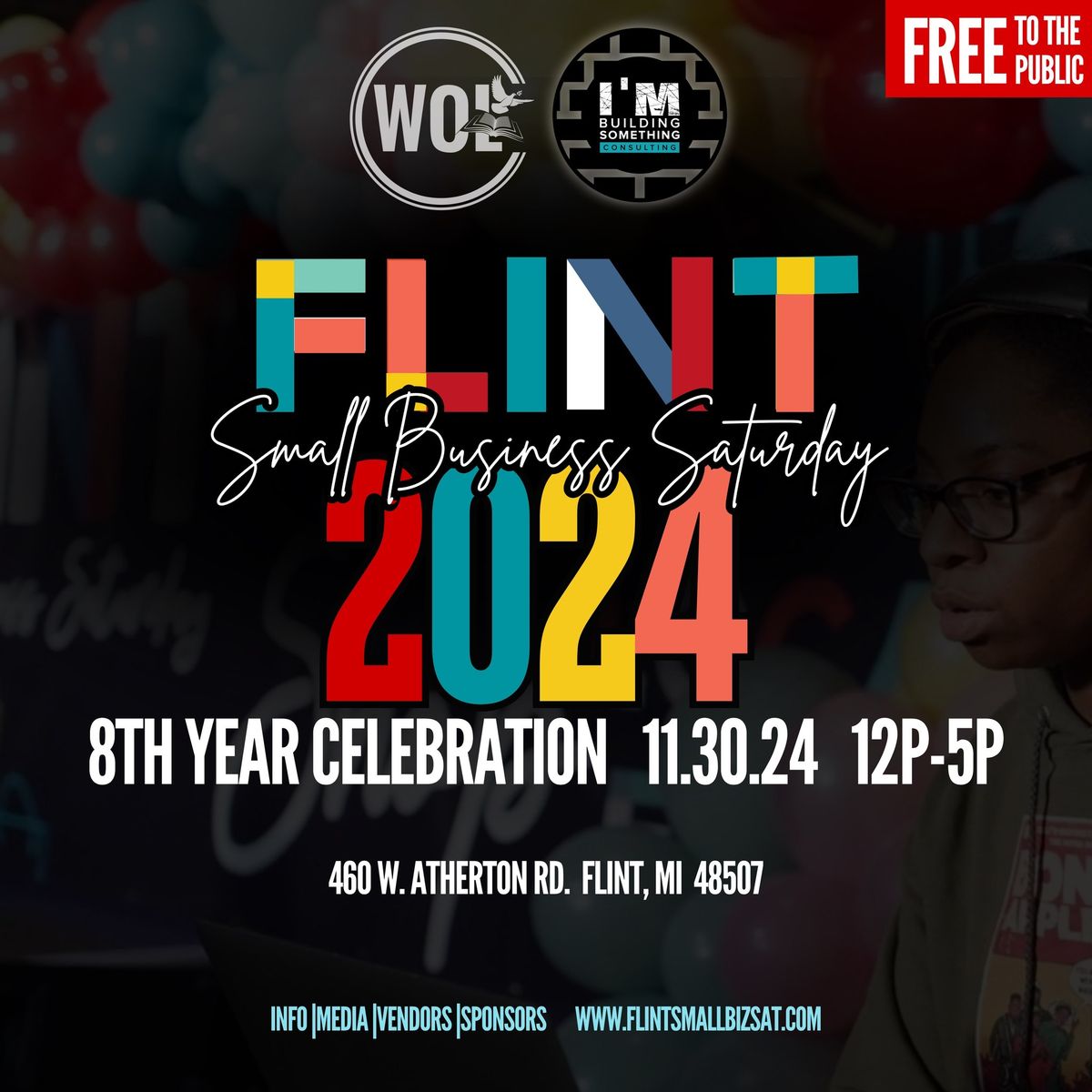 FLINT Small Business Saturday |  8th Year Celebration