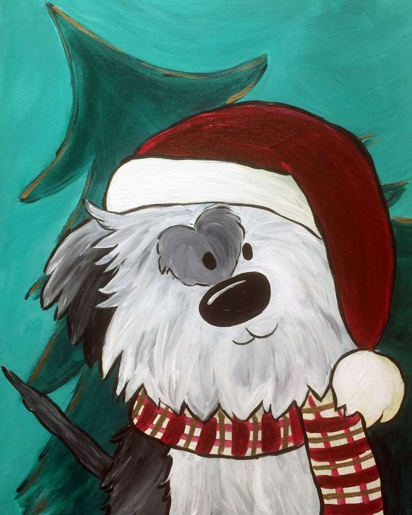 Holiday Family Fun Painting Event - Christmas Bandit