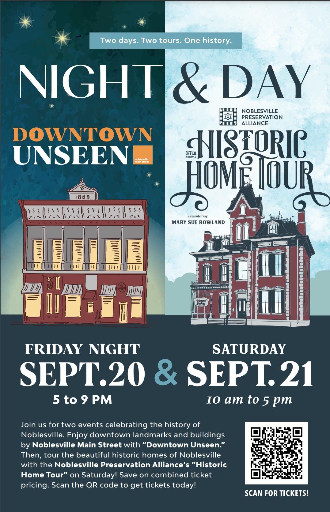 Noblesville Main Street\u2019s Downtown Unseen & NPA\u2019s 37th Annual Historic Home Tour 