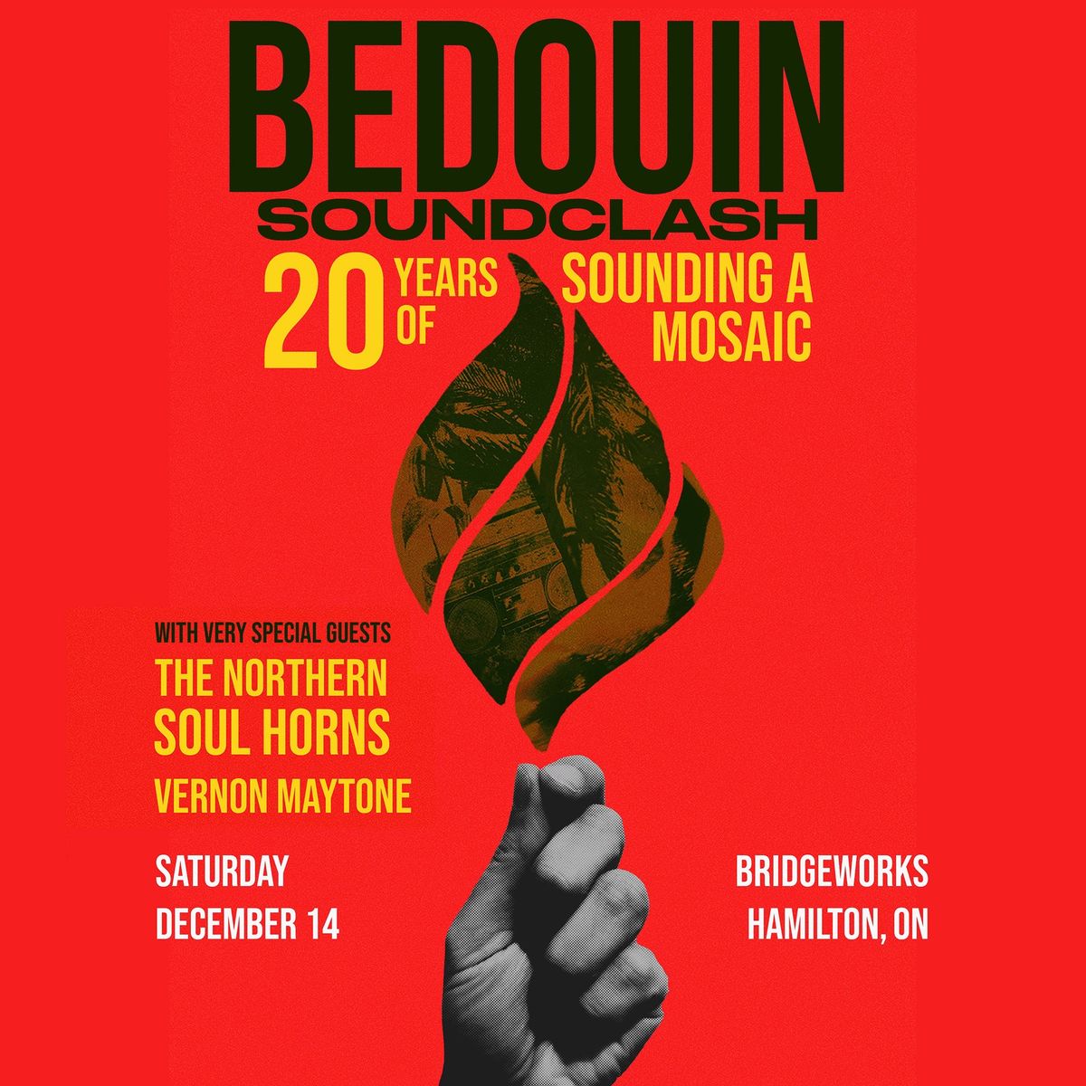 Bedouin Soundclash with Northern Soul Horns + Vernon Maytone