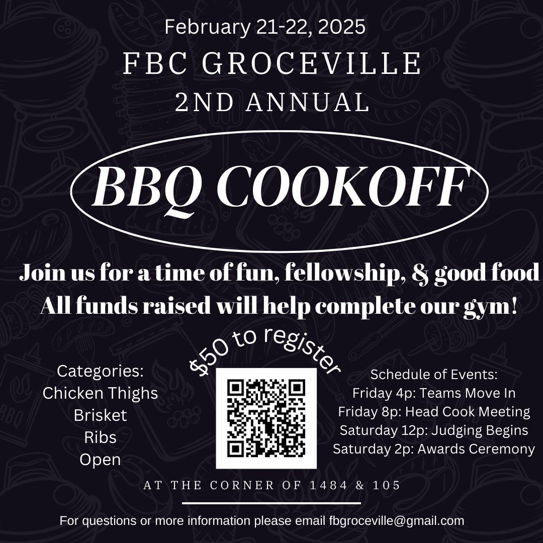 FBCG 2nd Annual BBQ Cookoff