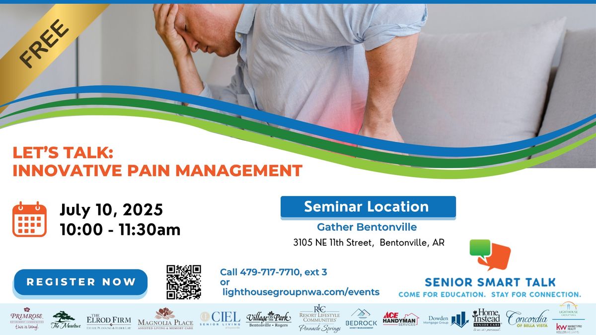 Let\u2019s Talk: Innovative Pain Management Solutions 