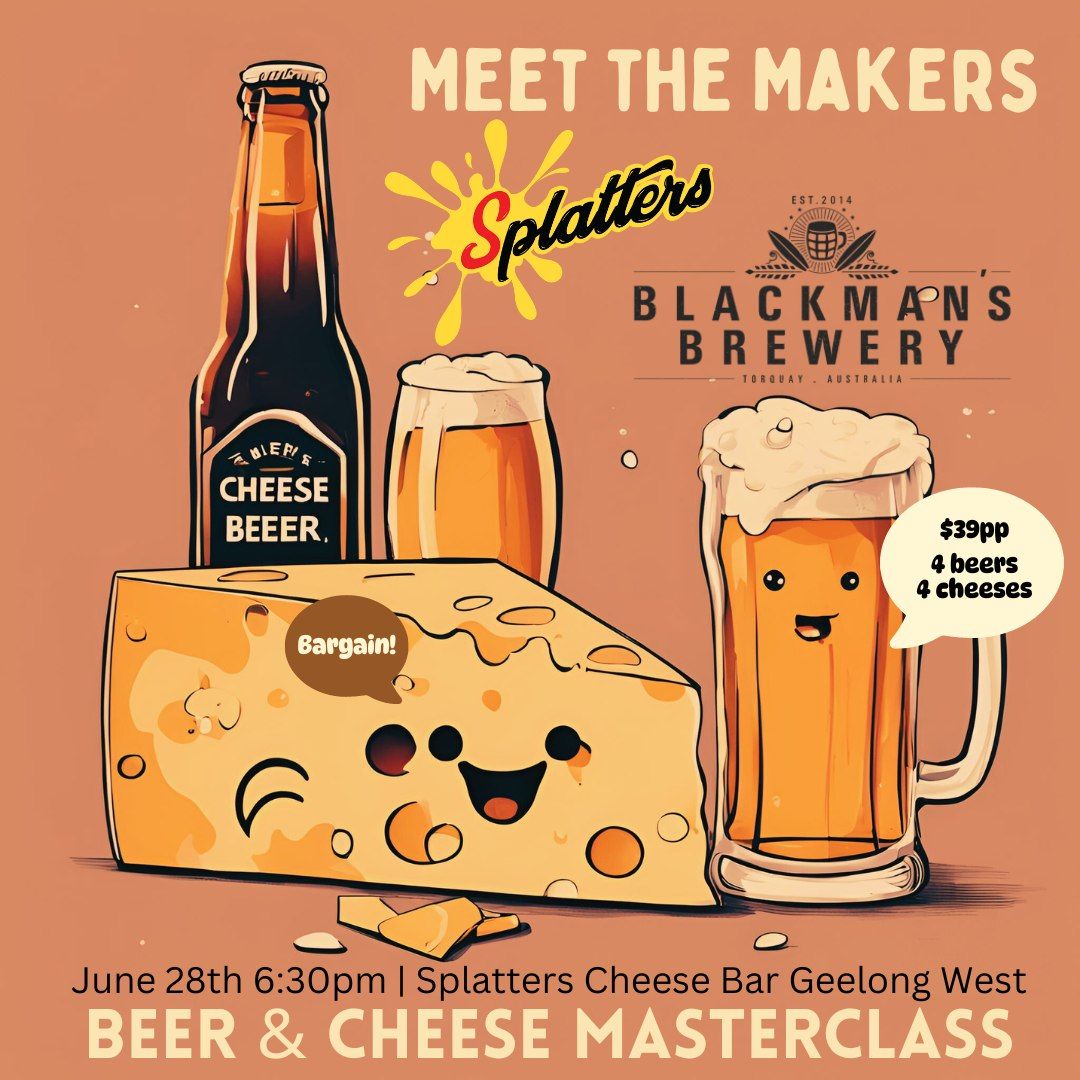Beer & Cheese Masterclass with Blackman's Brewery