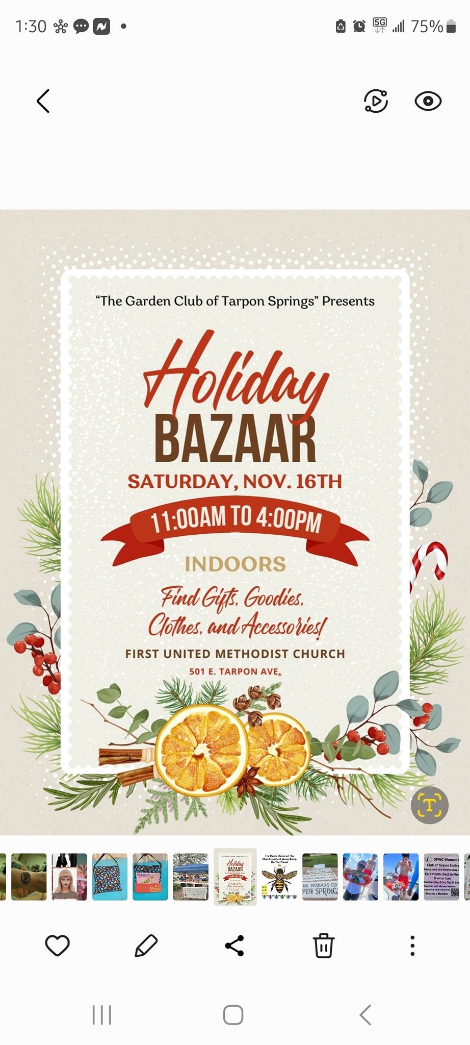 Holiday Indoor Bazaar