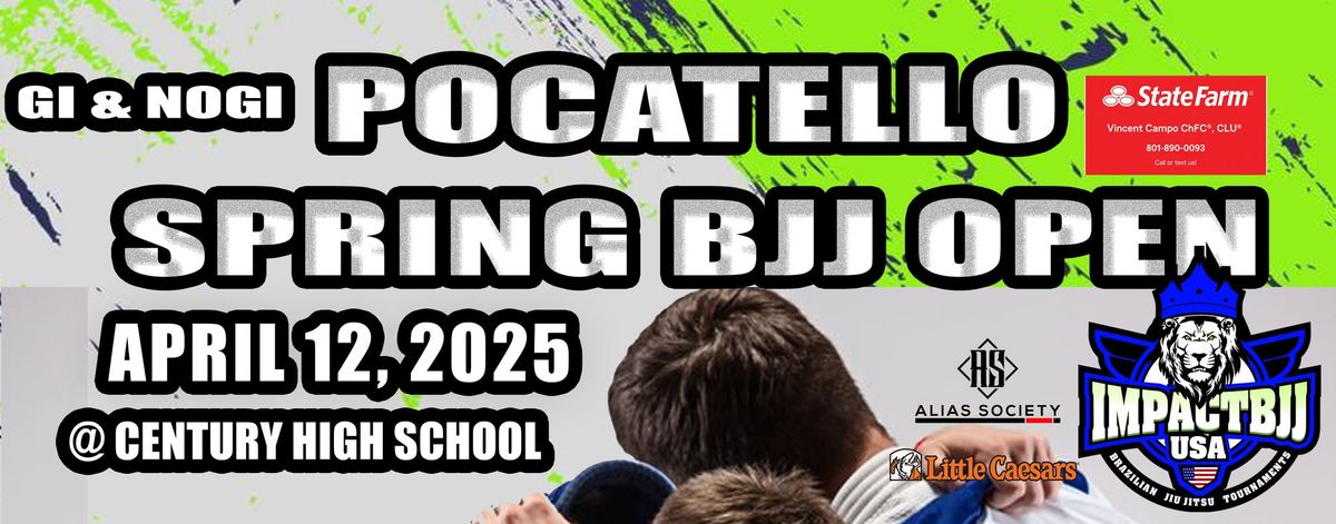 Pocatello, ID Spring BJJ Open 2025 - GI & NOGI - KIDS & ADULTS