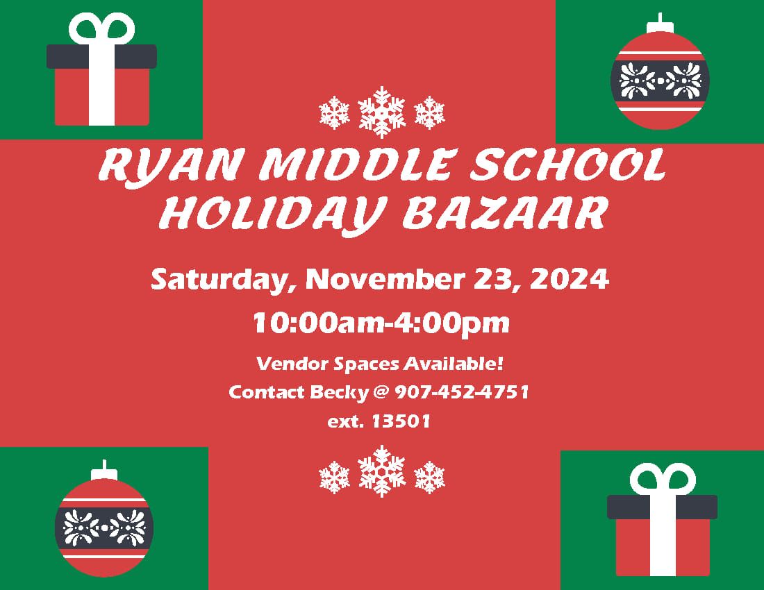 Ryan Middle School Holiday Bazaar 