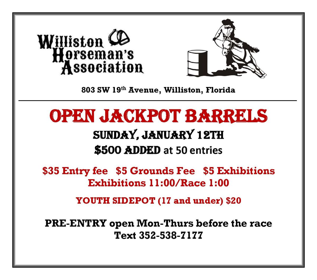 WHA JACKPOT BARRELS