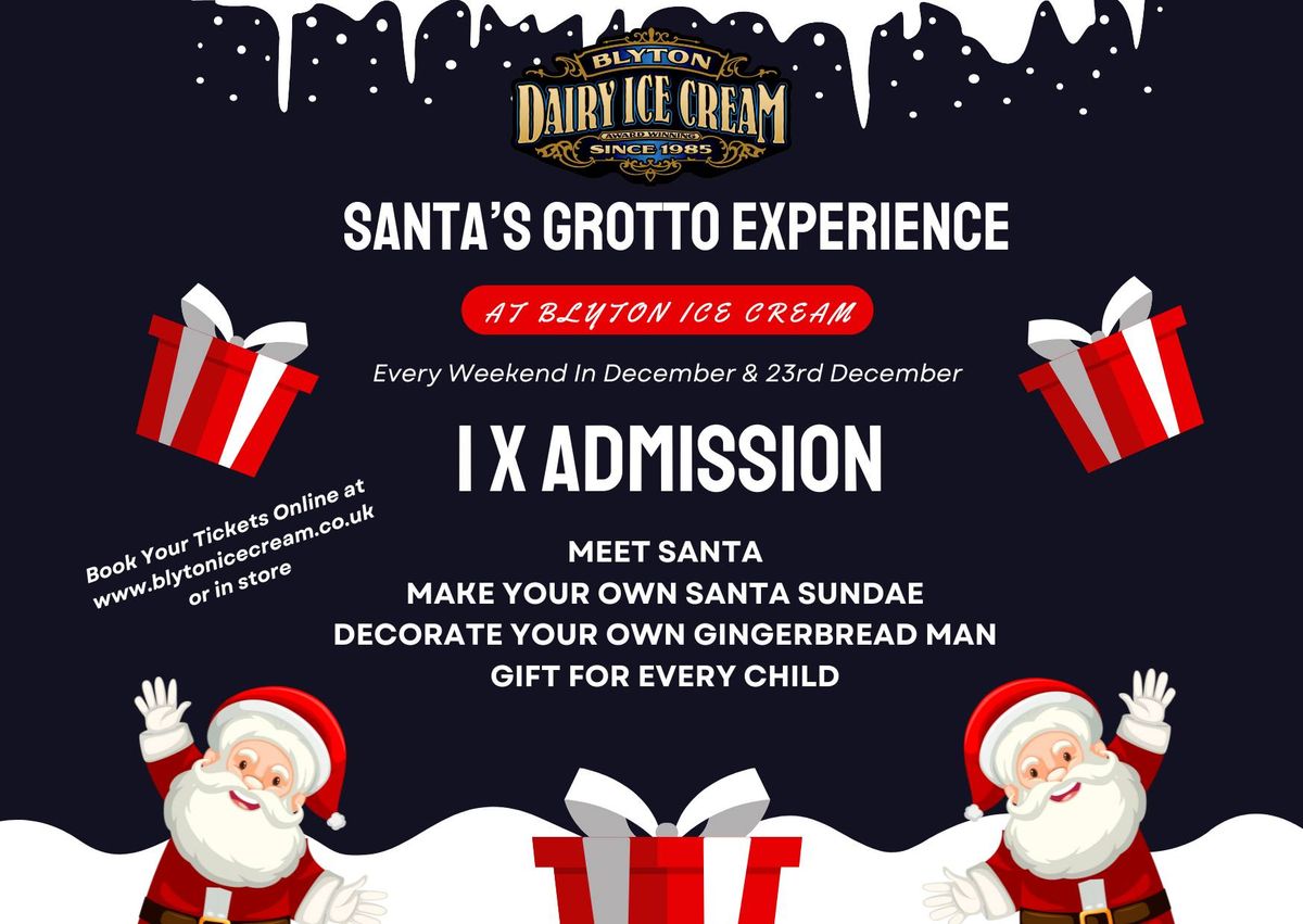 Santa's Grotto Experience at Blyton Ice Cream