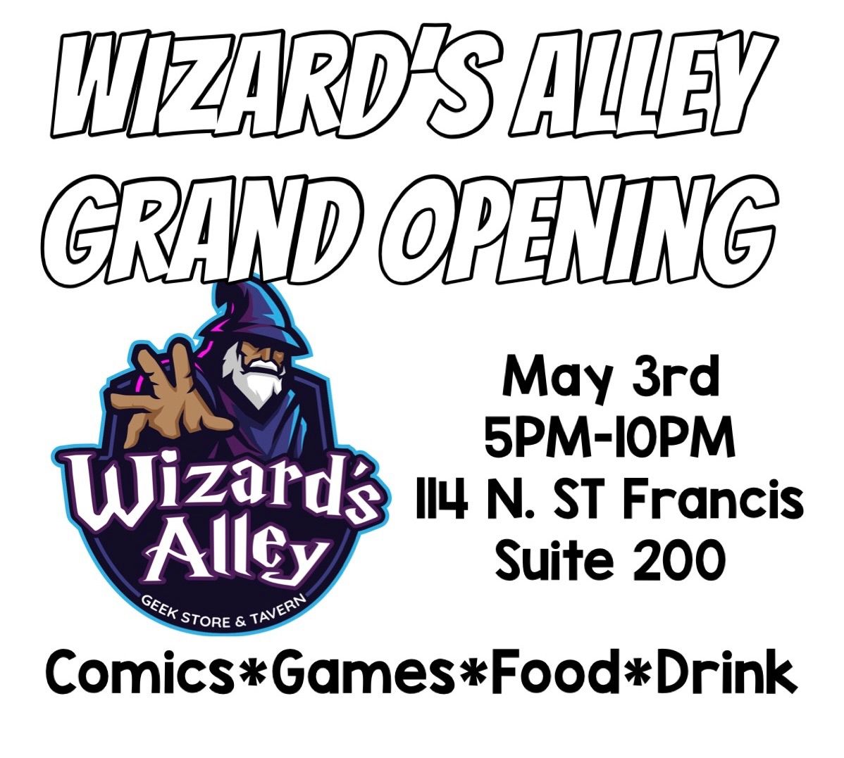 Wizard\u2019s Alley Grand Opening