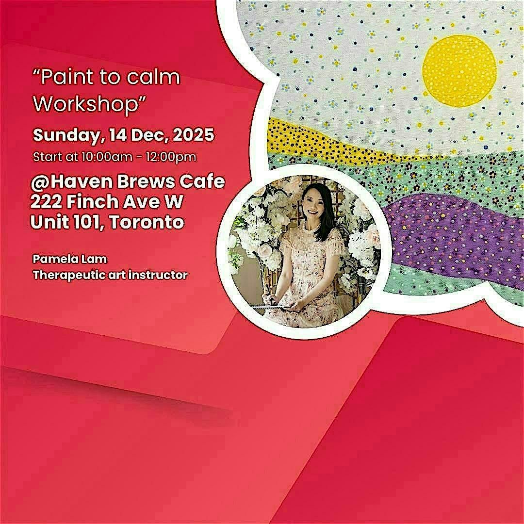 Paint to calm workshop