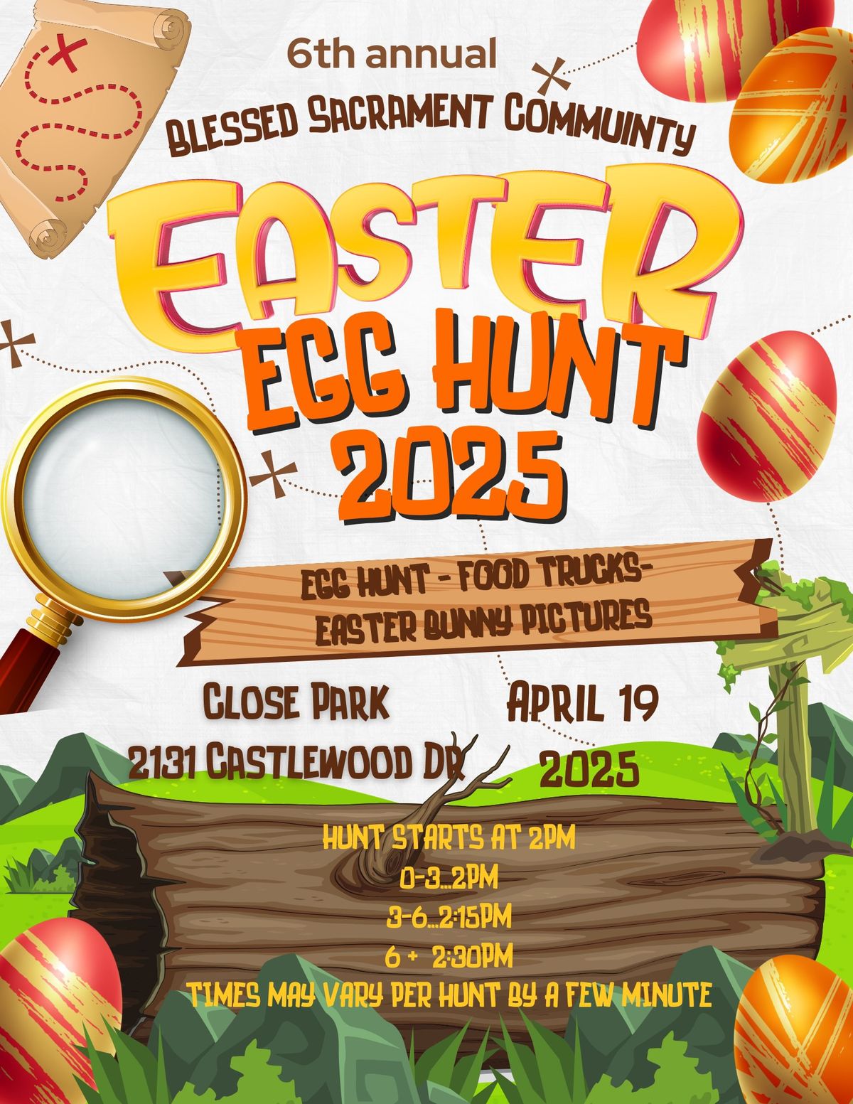 6th Annual Close Park\/Blessed Sacrament Eater Egg Hunt 