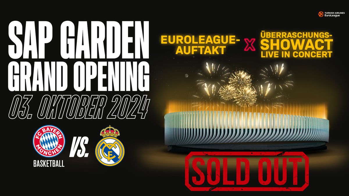 SAP Garden GRAND OPENING | Bayern vs. Real Madrid