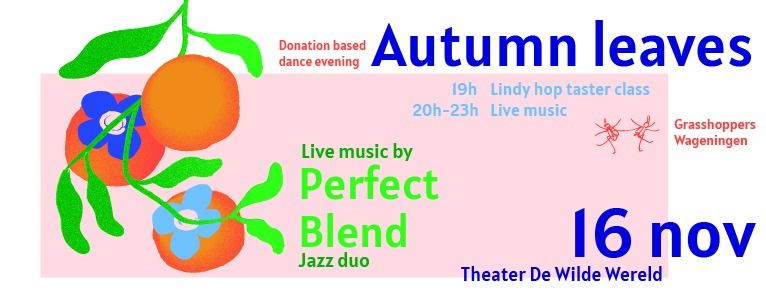 Swing dance social with live music by Perfect Blend jazz duo