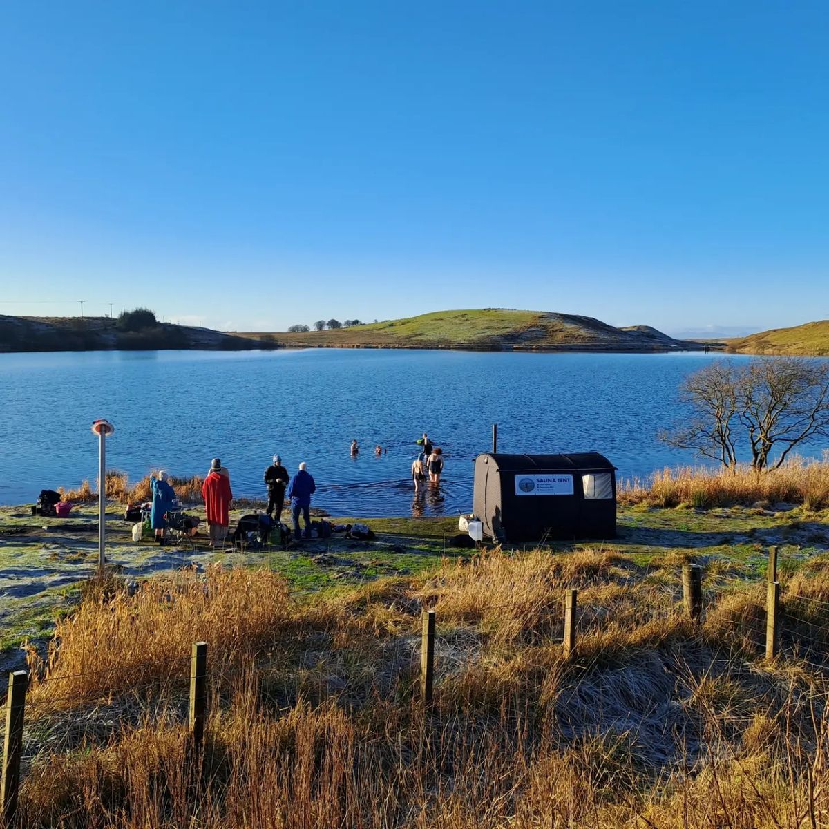 #fully booked # Outdoor Sauna and Cold Water dip. (White Loch )