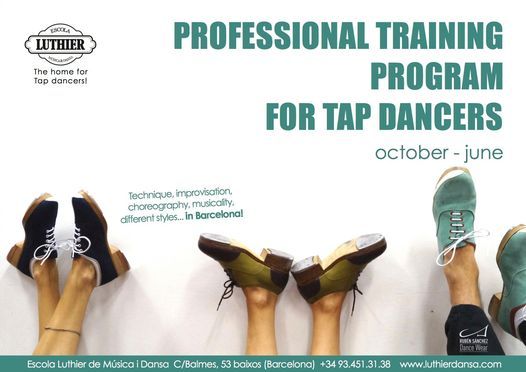 9th Professional TAP DANCE Program at Luthier-Barcelona. 2021-22