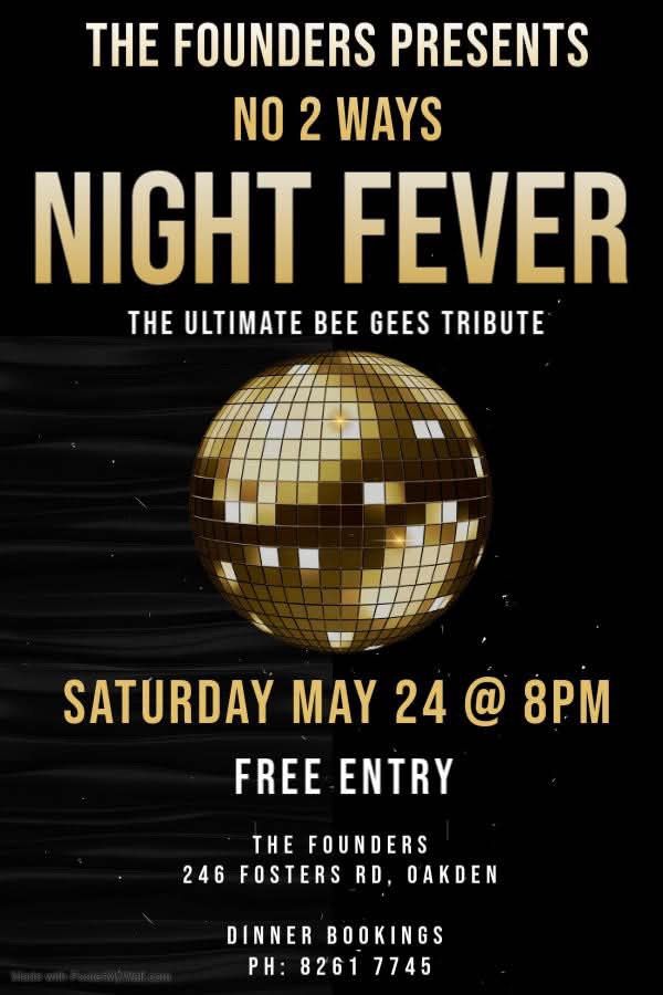 \u2b50\ufe0f The Ultimate Bee Gees Tribute feat. NO 2 WAYS \ud83e\udea9\ud83d\udd7a\ud83c\udfff