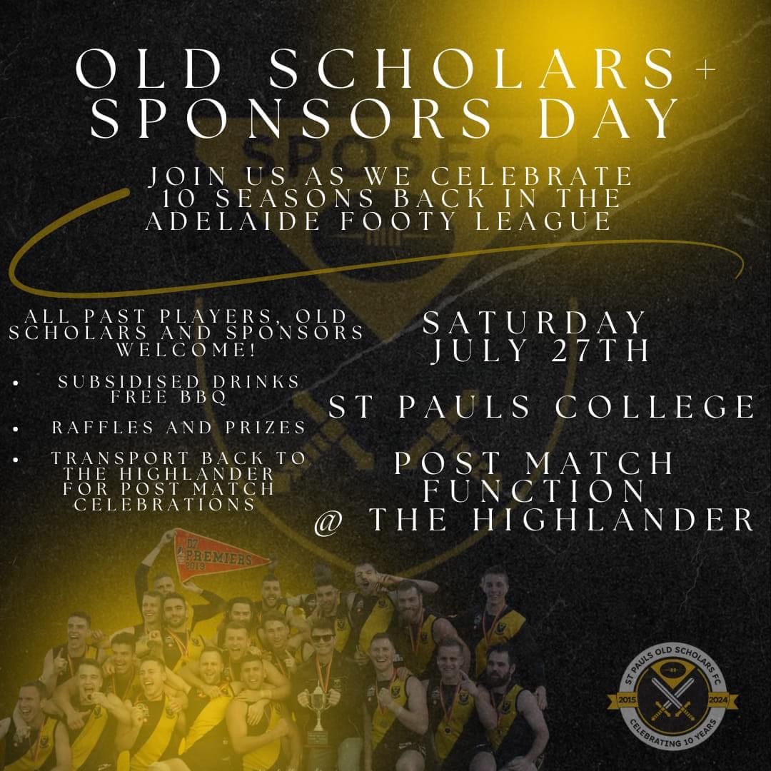 *10 YEAR ANNIVERSARY* OLD SCHOLARS AND SPONSORS DAY 2024