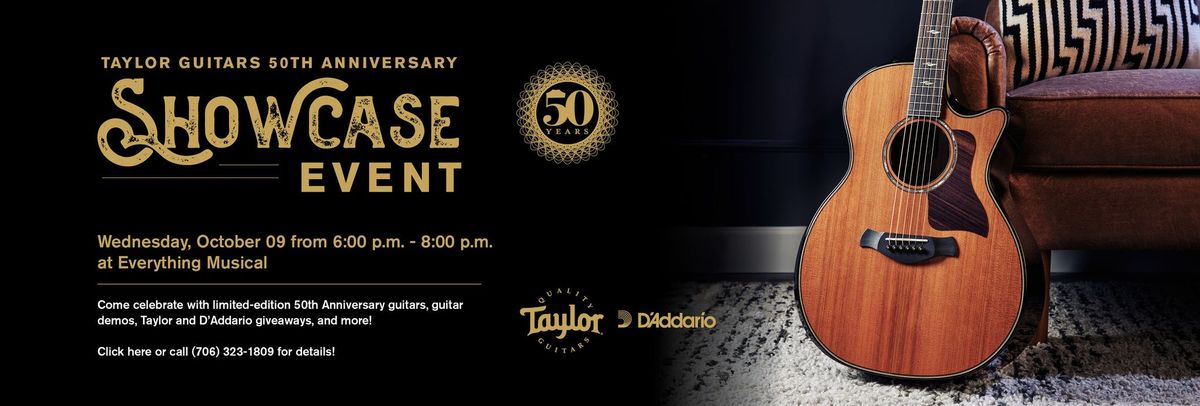 Taylor Guitars 50th Anniversary Showcase Event