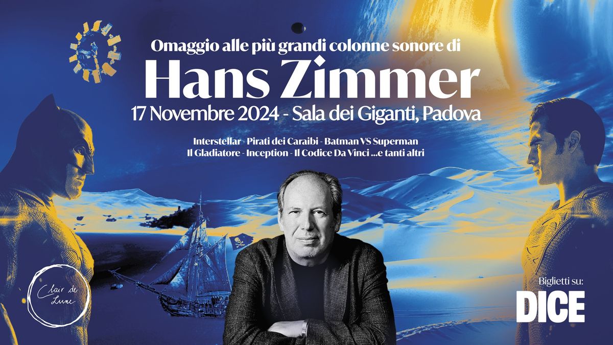 Omaggio a Hans Zimmer: le colonne sonore dal vivo a Padova