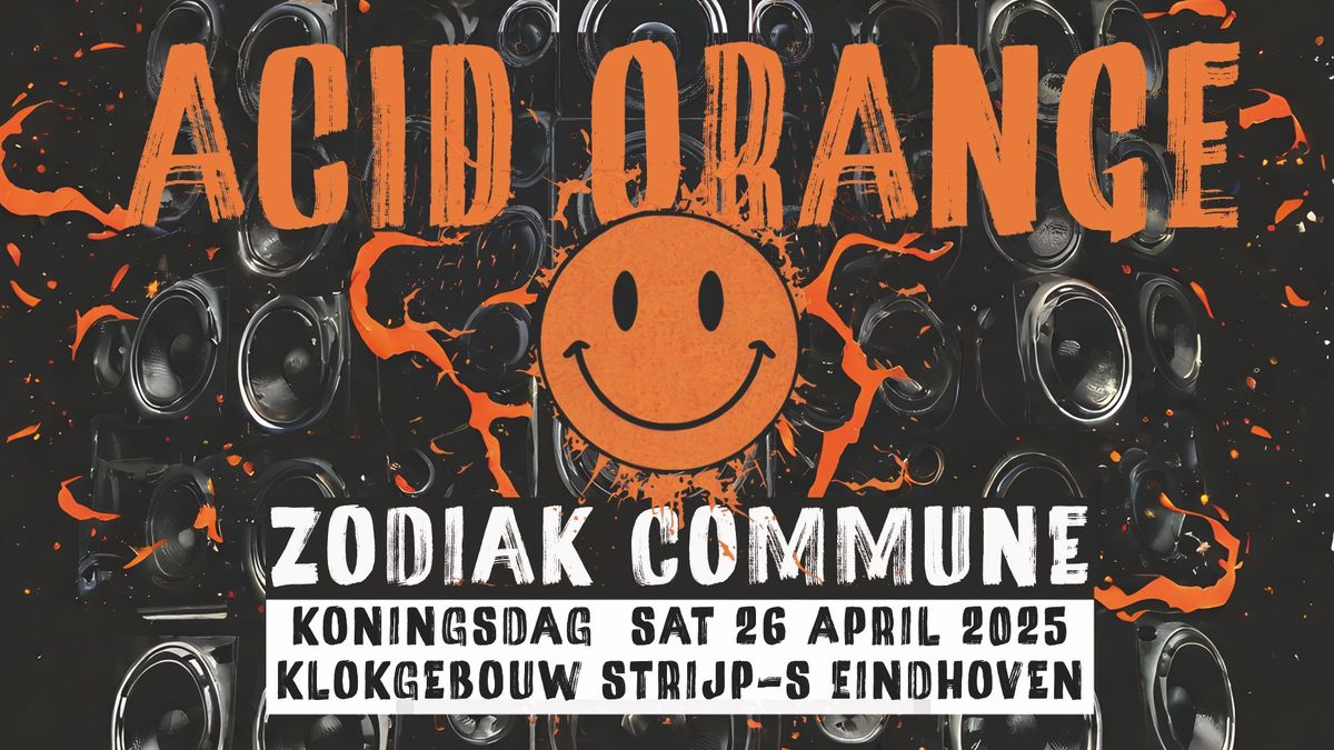 Koningsdag | Acid Orange | Zodiak Commune