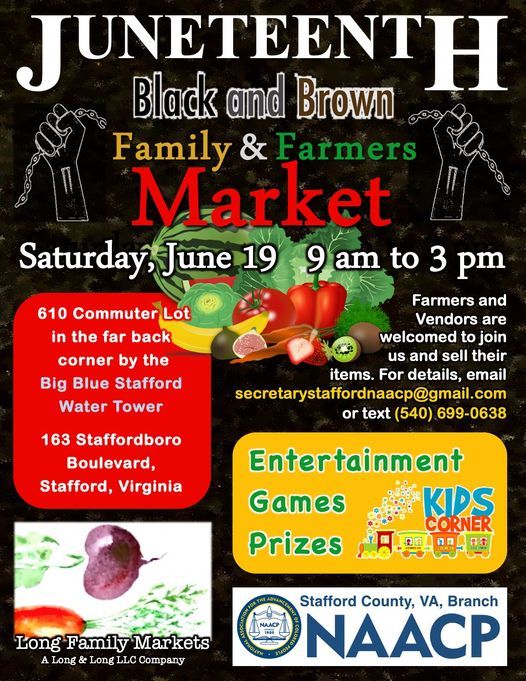 Juneteenth Black and Brown Family and Farmers Market