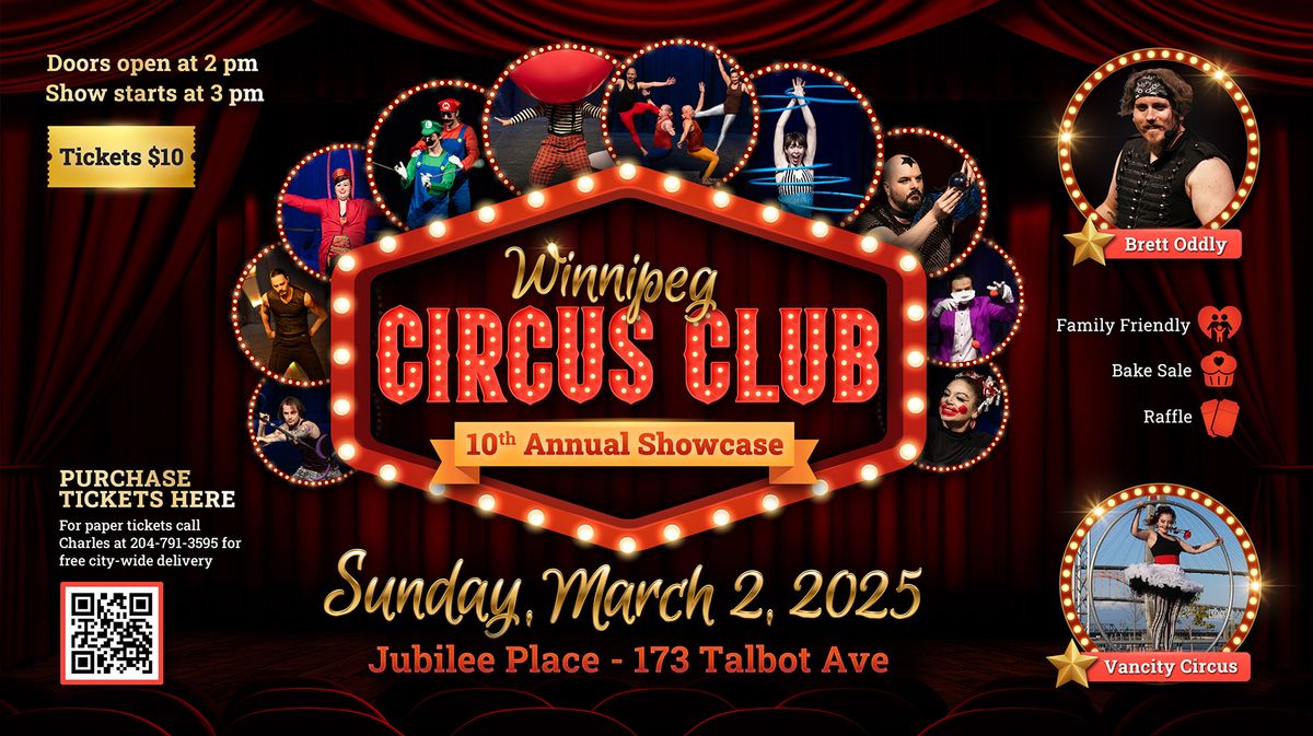 Winnipeg Circus Club 10th Annual Showcase Fundraiser! 