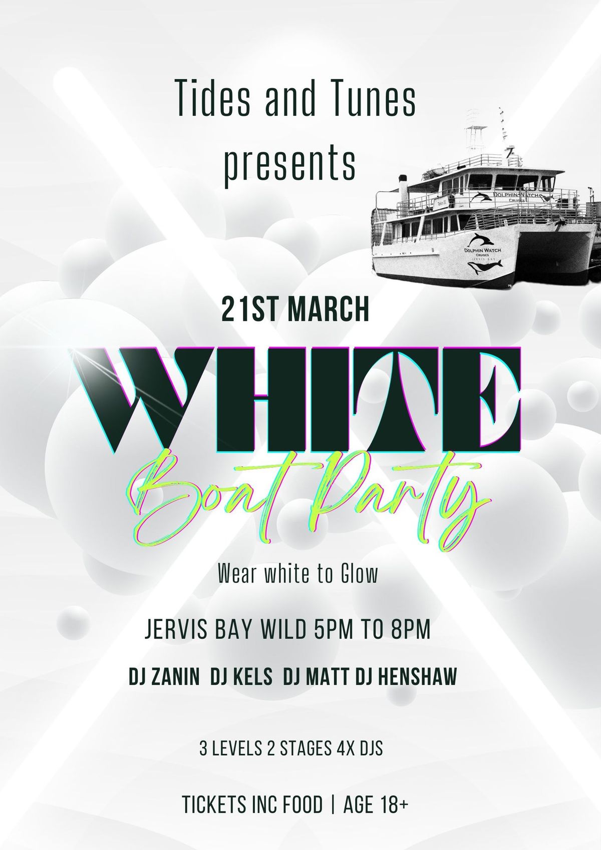 Tides & Tunes Jervis Bay WHITE PARTY