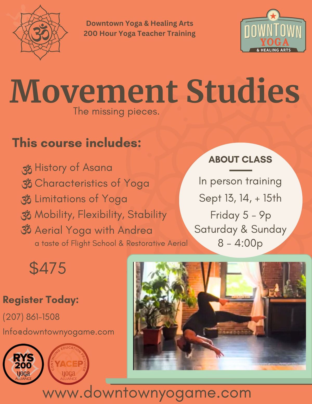 Yoga Teacher Training | Movement Studies