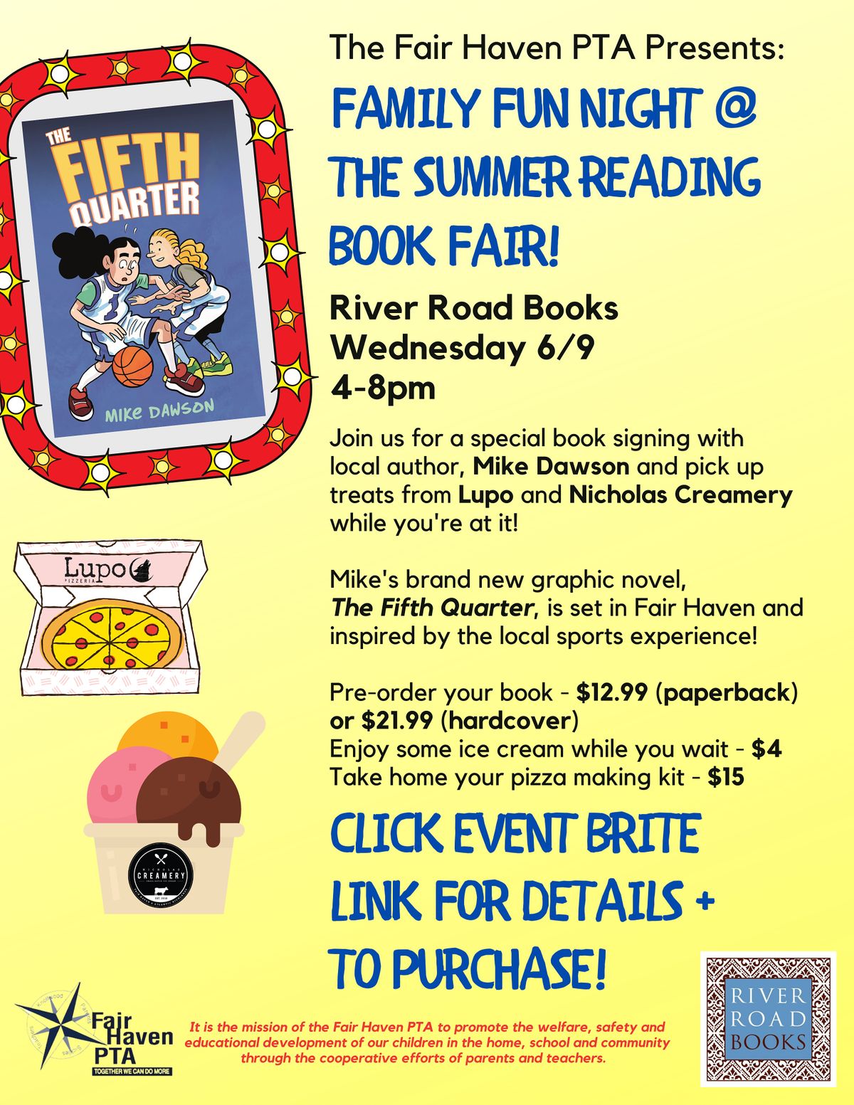 Family Fun Night The Summer Reading Book Fair River Road Books Fair Haven 9 June 21