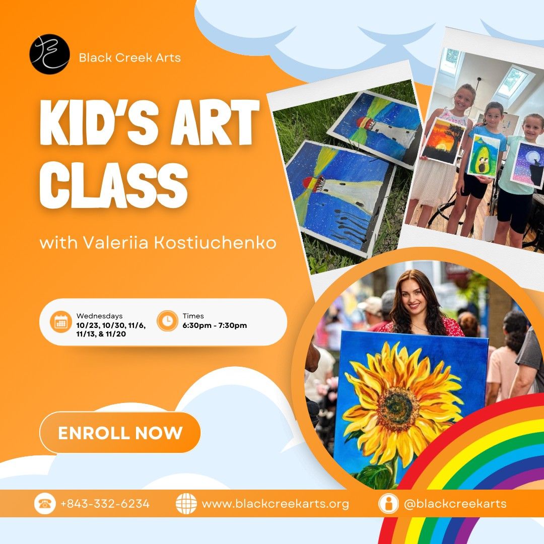 KID'S ART CLASS WITH Valeriia Kostiuchenko