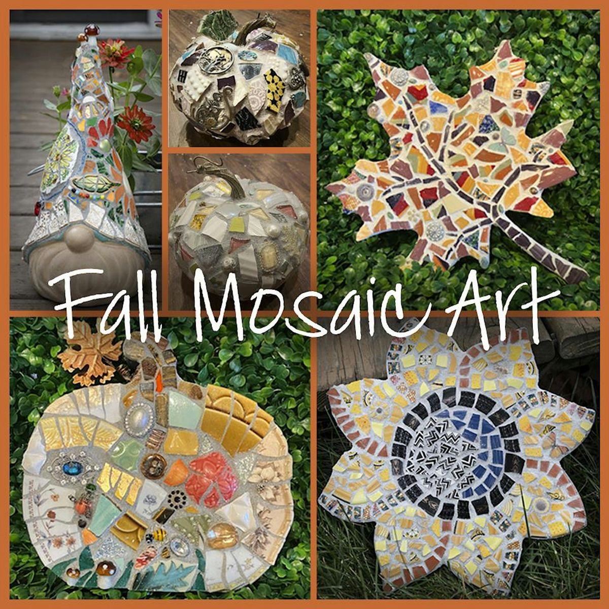 Fall Mosaics: Gnomes, Pumpkins & More!