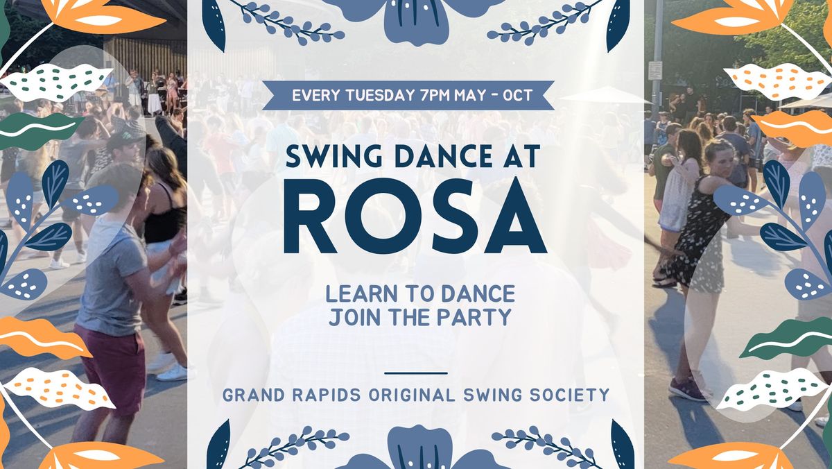 Every Tuesday Swing is Back at Rosa Parks Circle