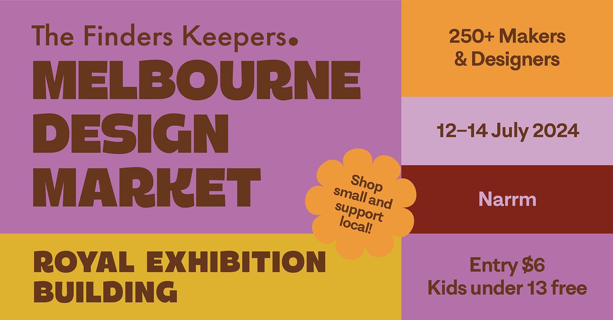 The Finders Keepers AW24 Melbourne Design Market is on NEXT WEEKEND!