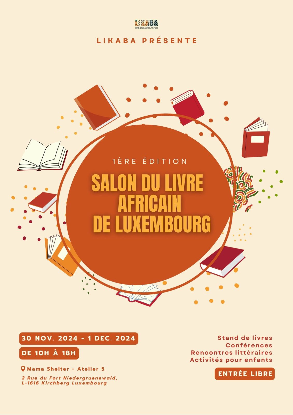 Salon du Livre Africain de Luxembourg 