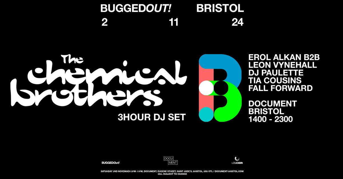 The Chemical Brothers Bugged Out! DJ SET at Document Bristol, England