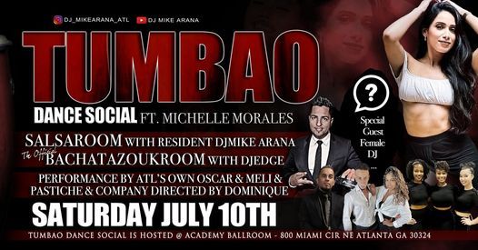 TUMBAO Dance Social Ft Michelle Morales & FEMALE Guest DJ