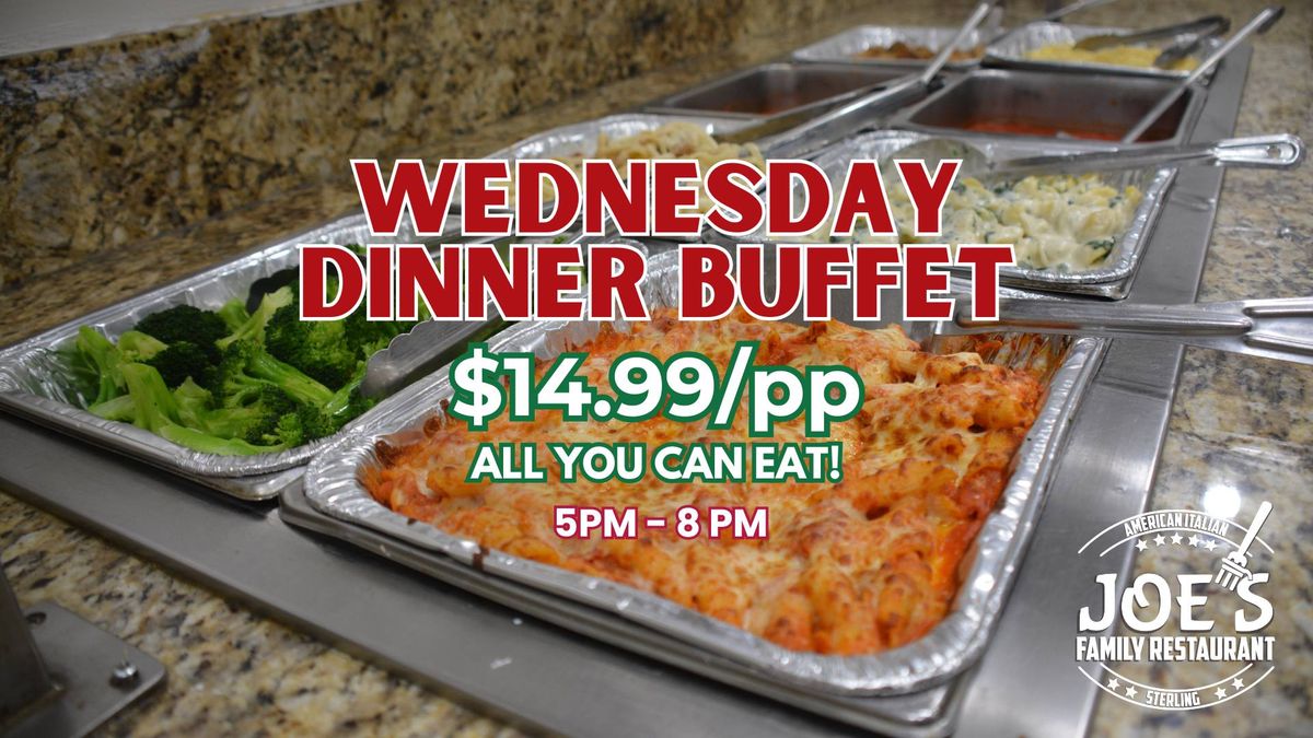 Dinner Buffet - Wednesday Night Special